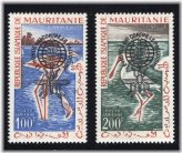 Mauritania Malaria Air Mail Set, Type 2 - MNH (1962)