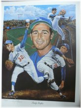 Legendary Diamond Memories: Sandy Koufax Lithograph