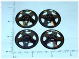 Retro Tonka Triangle Hole Hubcap Set