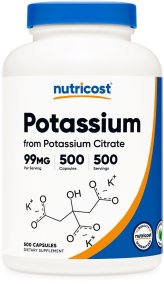 Potassium Boost Capsules - 99mg, 500 Count