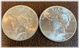 Harmony Collection: 1922 & 1923 Uncirculated Peace Silver Dollars