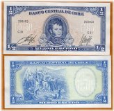 Andean Treasure: Chilean Half Escudo Paper Bill, UNC