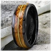 Harmony Barrelwood Men's Ring