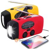 SolarCrank Weather Radio Flashlight Charger