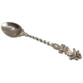 Vintage Lion Crest Silver Spoon