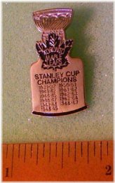 Maple Leafs Stanley Cup Champions Pin