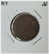 Union Shield Two Cent Coin