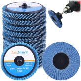 Zirconia Roll Lock Sanding Discs - 10 Pack