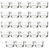 TwinkleLite Glass Candle Holders - Set of 24 for Table Decor and Weddings