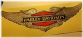 Vintage Harley Wings Window Decal