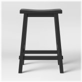 Rustic Wood Counter Stool