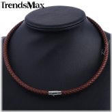 Leather Twist Necklace