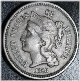Civil War Era 3-Cent Nickel