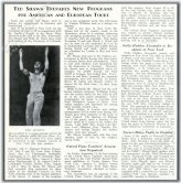 The Ted Shawn Dance Legacy: Vintage Print Article from 1931