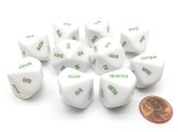Italian Word Number Dice Set