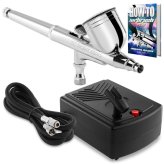 Precision Airbrush System with Compact Compressor