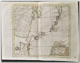 Disputed Kuril Islands and Hokkaido Antique Map by Bellin (1780)