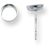 Silver Moonstone Studs Set - Pack of 12