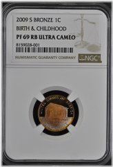 Bicentennial Bronze Lincoln Cent - PF69 RB Ultra Cameo