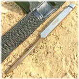 Steel Spike Quill Knife with Wrist Strap Sheath