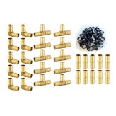 Brass Crimp Fittings Set for PEX Plumbing