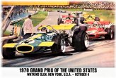 Vintage Grand Prix Poster - Watkins Glen 1970