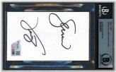 Williams Sister Signed Index Card