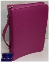 Pink Textured Vinyl XL Bible Case