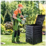 Black Barrel Composter