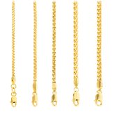 Golden Venetian Link Chain Necklace