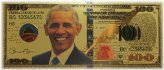 Presidential Legacy Gold Foil Plated Bill