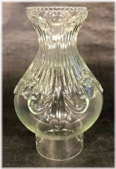 Princess Feather Glass Lamp Chimney