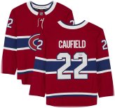 Montreal Canadiens Autographed Red Jersey by Cole Caufield