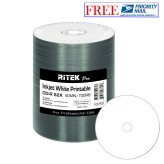 Ritek Pro CD-R White Inkjet Printable Discs (100 Pack)