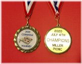 School Legacy Award: Custom Logo Medal with Free Engraving and Shipping