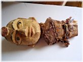 Indonesian Carved Wooden Puppet Head
