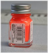 Fluorescent Orange Enamel Paint