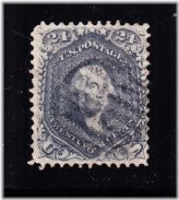 Steel Blue Washington Stamp from 19th Century