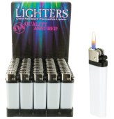 Classic Disposable Lighter Bundle - 50 Pack Full Size Wholesale Lot