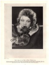 1928 Myrna Loy in What Price Beauty Original Print