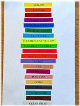 Colorful Adhesive Vinyl Roll