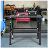 Heavy-Duty Carbon Steel Workbench with Storage Tray