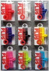 Fit Point Plus" Soft Tip Dart Points - High-Quality and Multi-Colored Set of 50 Pieces