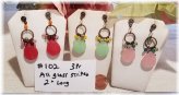 Czech Glass Bead Earring Trio