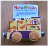 Camo Engine Wooden Train Toy