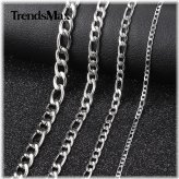 Silver Figaro Chain Necklace