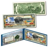 Bison Edition $2 Bill Commemorating Yellowstone National Park's 150th Anniversary