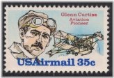 Glenn Curtiss Airmail Stamp