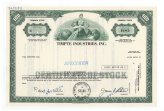 Timpte Industries Specimen Stock Certificate