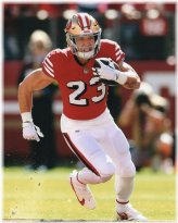 Christian McCaffrey Signed 8x10 Football Photo - San Francisco 49ers